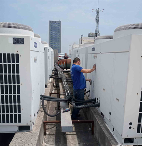 嵩明中央空调制热和不制冷系统维修方法